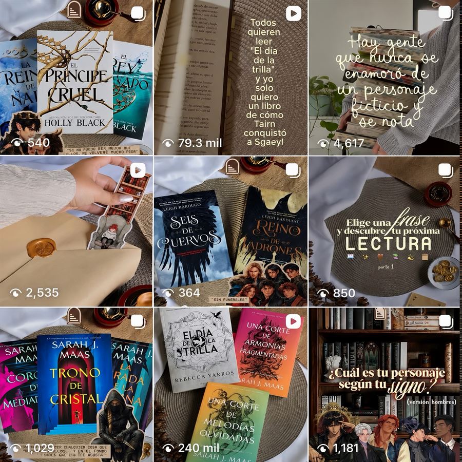Vista previa del perfil de Instagram de Pórtico Librería